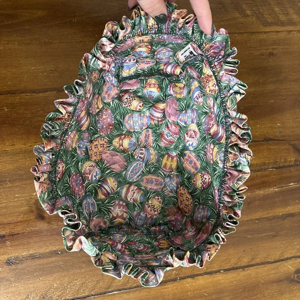 Longaberger Fabric Liner For Your 1998 Easter Basket 10